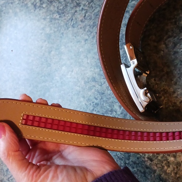 Men's Belt Leather Neubelt With No Holes - Picture 13 of 15